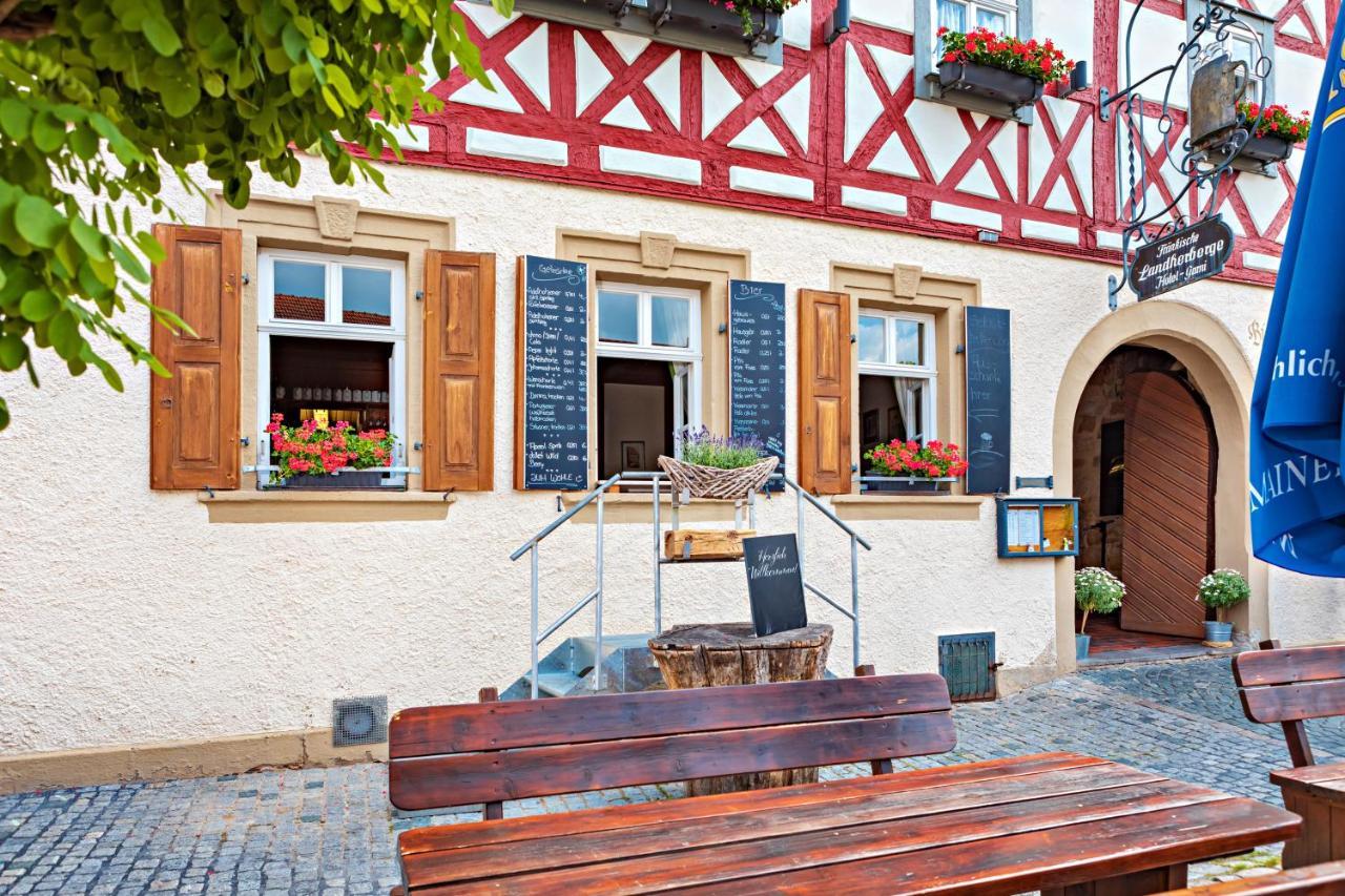 Fraenkische Landherberge, Hotel Garni Sesslach Bagian luar foto